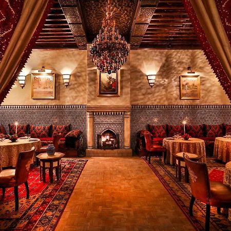 Riad Kniza Marrakesh Exterior foto Interior of the restaurant